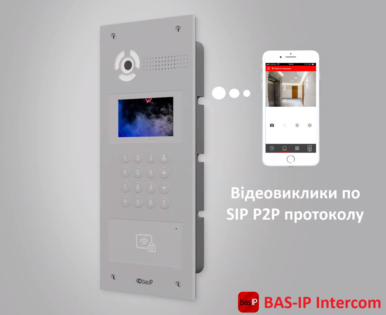 BAS-IP AA-07FB видео вызовы на смартфон по SIP