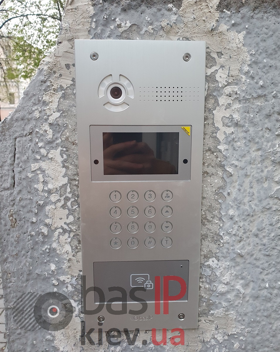 Монтаж домофонной системы BAS-IP AA-07B